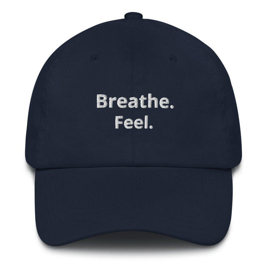 Breathe. Feel. Baseball Cap - Art of Being You